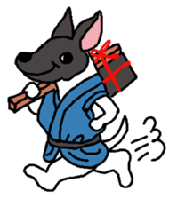 Cute Japanese dog sticker #1316492
