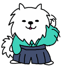 Cute Japanese dog sticker #1316497