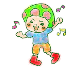 Mushroom brother and sister sticker #1316662