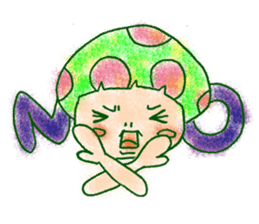 Mushroom brother and sister sticker #1316664