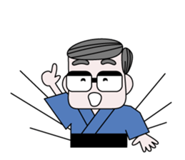 Japanese Dad sticker #1317598
