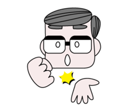 Japanese Dad sticker #1317600