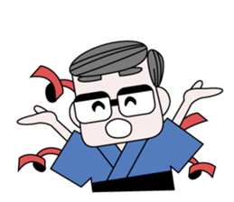 Japanese Dad sticker #1317608