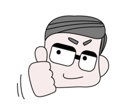 Japanese Dad sticker #1317610