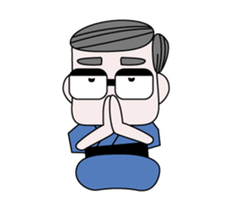 Japanese Dad sticker #1317612