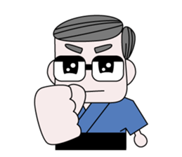 Japanese Dad sticker #1317618