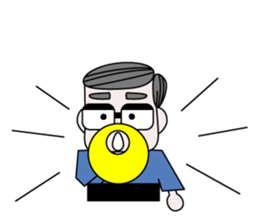 Japanese Dad sticker #1317623
