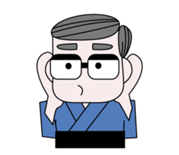 Japanese Dad sticker #1317625