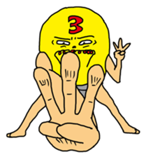 Electric bulb man sticker #1318213