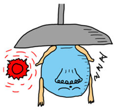 Electric bulb man sticker #1318220