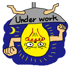 Electric bulb man sticker #1318221