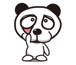 panda dog"Tallow" "Busamen" dear sticker #1318736