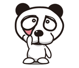 panda dog"Tallow" "Busamen" dear sticker #1318736