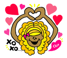 Chisqo's colorful stickers sticker #1319065