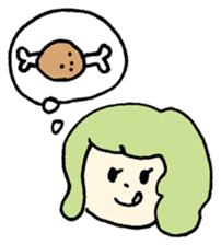 Girl of Pisces sticker #1319171