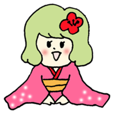 Girl of Pisces sticker #1319180