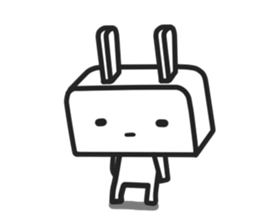 the digital rabbit -Digiusa- sticker #1319446