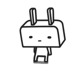 the digital rabbit -Digiusa- sticker #1319446