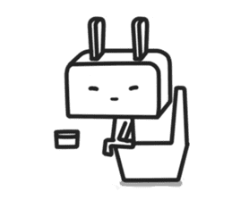 the digital rabbit -Digiusa- sticker #1319449