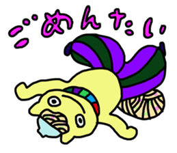 Champompon's Nagasaki dialect stickers sticker #1319914