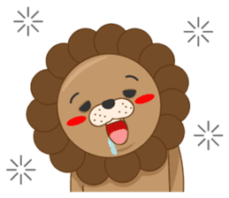 Lion cub sticker #1319953