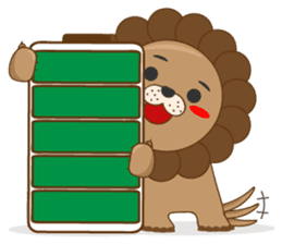 Lion cub sticker #1319963