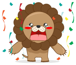 Lion cub sticker #1319985