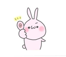 Otafuku Bunny sticker #1320230