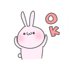 Otafuku Bunny sticker #1320231