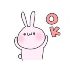 Otafuku Bunny sticker #1320231