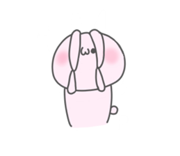 Otafuku Bunny sticker #1320244