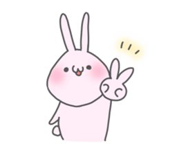 Otafuku Bunny sticker #1320255