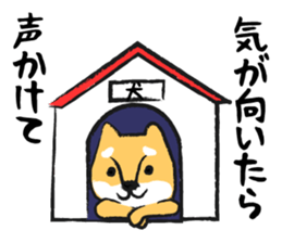 Midget Shiba sticker #1320352