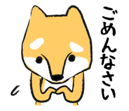Midget Shiba sticker #1320358
