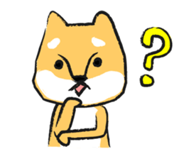 Midget Shiba sticker #1320362