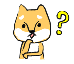 Midget Shiba sticker #1320362