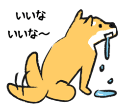 Midget Shiba sticker #1320382