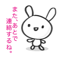 markers rabbit sticker #1321312