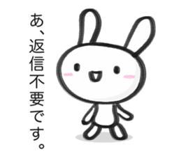 markers rabbit sticker #1321313