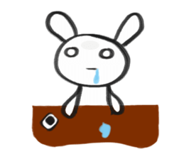 markers rabbit sticker #1321322