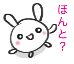 markers rabbit sticker #1321324