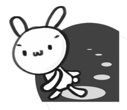 markers rabbit sticker #1321325