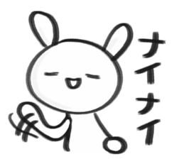 markers rabbit sticker #1321328