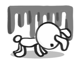 markers rabbit sticker #1321335