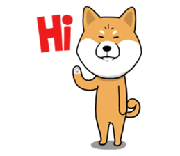 The Dogs - Shiba Inu 'Rui' sticker #1322226