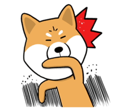 The Dogs - Shiba Inu 'Rui' sticker #1322243