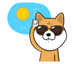 The Dogs - Shiba Inu 'Rui' sticker #1322249