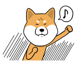 The Dogs - Shiba Inu 'Rui' sticker #1322262