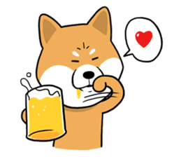 The Dogs - Shiba Inu 'Rui' sticker #1322263