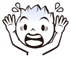 Funny Face!! by Japanese comic artist sticker #1322872